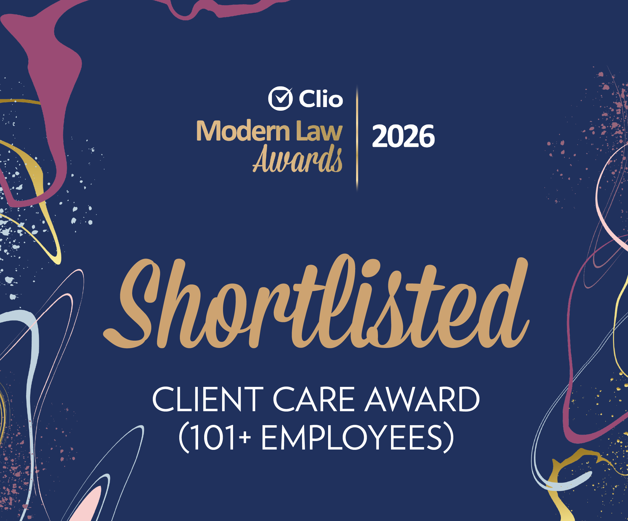Modern law awards 26 shortlisted client care