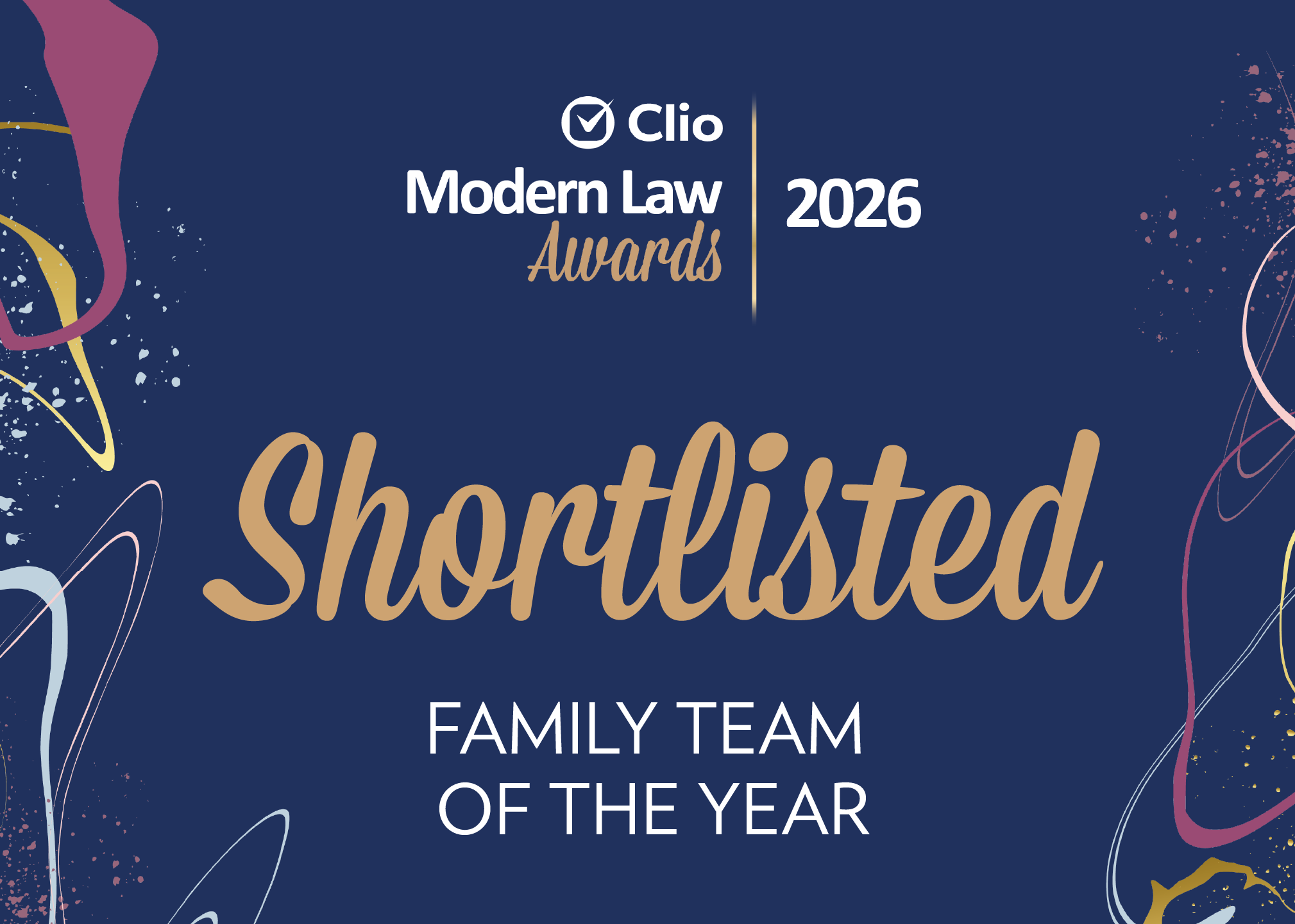 Modern law awards 26 shortlisted family
